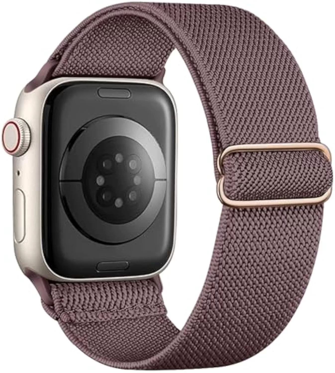 Ремешок-брет для часов (Apple) плетеный нейлоновый эластичный, регулируемая пряжка, совместим 38–49 мм