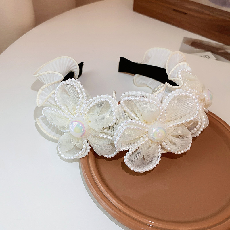 Tela fresca a rayas simple diadema Corea del Sur todo partido dulce lindo diadema Red roja alta Cráneo superior del pelo presionando accesorios para el cabello