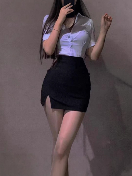 Sexy professional elastic fitted skirt