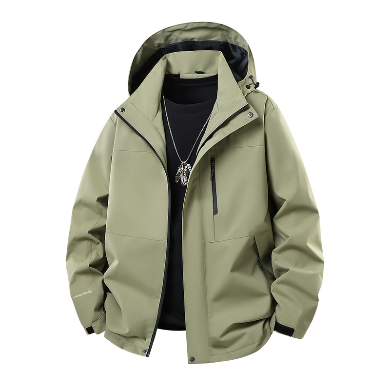 Transfronterizo al aire libre vestir chaqueta hombre primavera y otoño nuevo deporte a prueba de viento impermeable traje de montaña abrigo de trabajo chaqueta de mujer