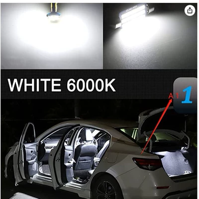 Car LED combination set 10PCs Roof Light