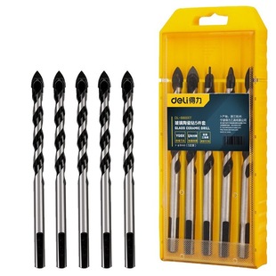 Deli Tools DL-B8005T Electric Drill Bit Ceramic Tile Drill Bit Glass Concrete Wood Metal Hand Electric Drill