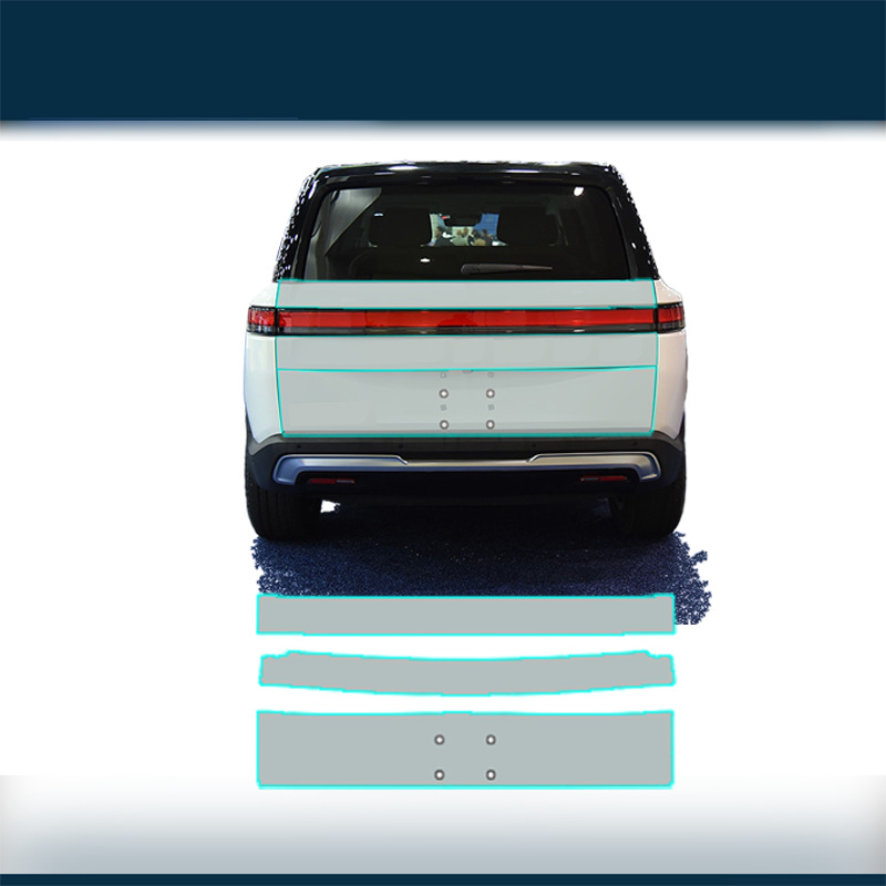 Protection Film, Rivian Car paint protective film - rivian-r1s-21-24-trunk-tpu-protection-film-tpu-75mil-lubrizol