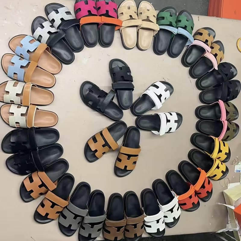 Foreign Trade H Slippers for Women, Summer Velcro Sandals, Outdoor Thick-Soled Couple's Non-Slip Wear-Resistant Large Size Slippers Foreign Trade H Slippers for Women, Summer Velcro Sandals, Outdoor Thick-Soled Couple's Non-Slip Wear-Resistant Large Size Slippers
