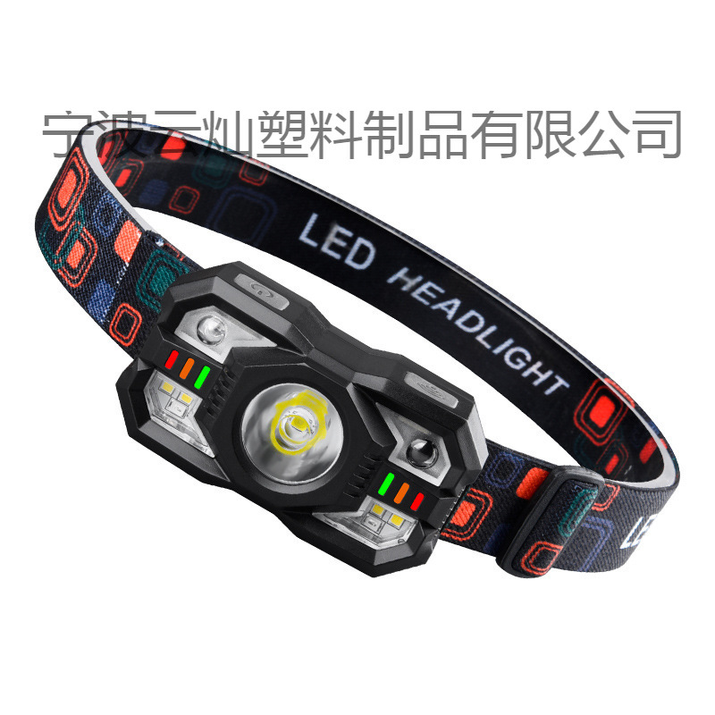 Mini faro de inducción al por mayor luz fuerte multifuncional portátil portátil lámpara de pesca linterna de carga de senderismo de emergencia al aire libre