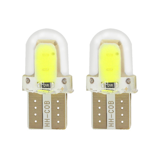 DXZ T10 Silicone Lamp T10 COB LED Car Width Lamp W5W 168 194 License Plate Lamp Reading Lamp