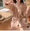 Rainbow fuchsia cardigan