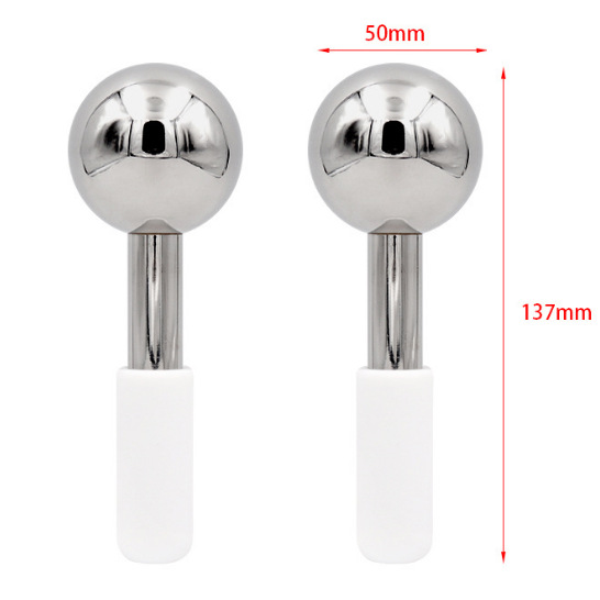 137 스테인레스 스틸 아이스 볼 - 베어 메탈 1개