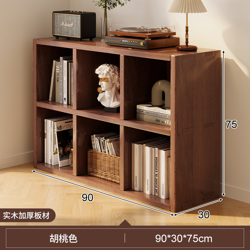 Gabinete de almacenamiento de ventana salediza de madera maciza, gabinete de rejilla, alféizar de la ventana, estantería, pequeño gabinete en el balcón, estantería de almacenamiento, estantería baja