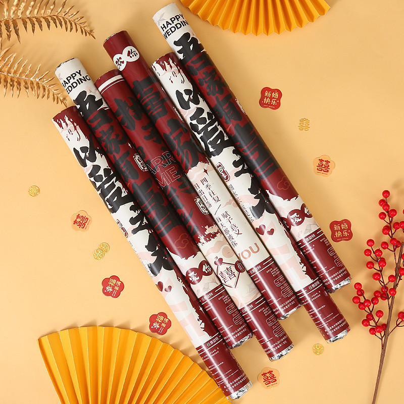 Petal de boda, saludo, tubo de fuegos artificiales, pétalos, lluvia, suministros de fuegos artificiales, saludo de Daquan, tubo de flores de boda, cinta, fuegos artificiales