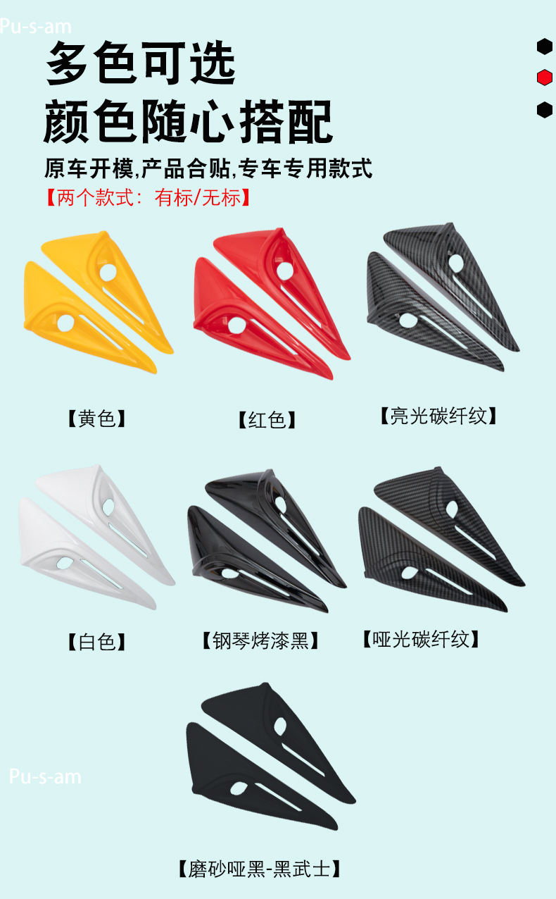 For Tesla Huanxin modelY Fender Full Coverage Camera Cover Huanxin Model3 Huanxin Y Modification