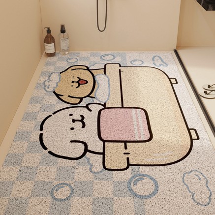 목욕하는 강아지