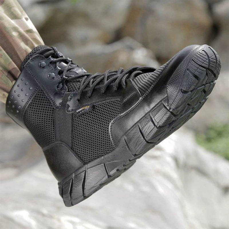 Летние сверхлегкие боевые учебные сапоги мужской армейский вентилятор дышащий холст большие сетчатые кроссовки для походов в пустыне на открытом воздухе