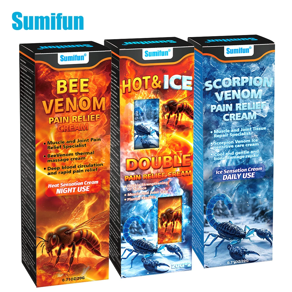 Sumifun трансграничный специально для гипса пчелиный яд скорпион-ледяной огонь двойное чувство обезболивания крем для массажа колена плеча и шеи суставов