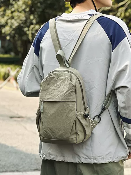 Cross-border multifunctional shoulder crossbody bag for men and women, suitable for cycling, leisure, hiking, trendy outdoor sports small backpack