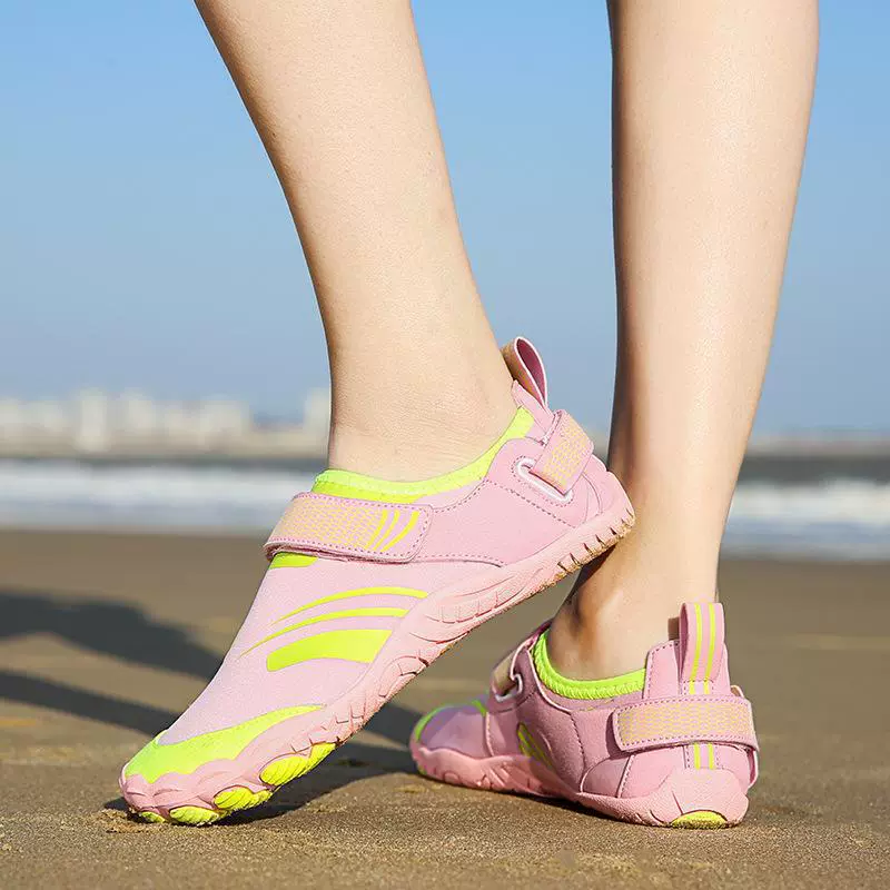 Fashionable sports shoes for men and women for beloved with velcro platform, trend of season