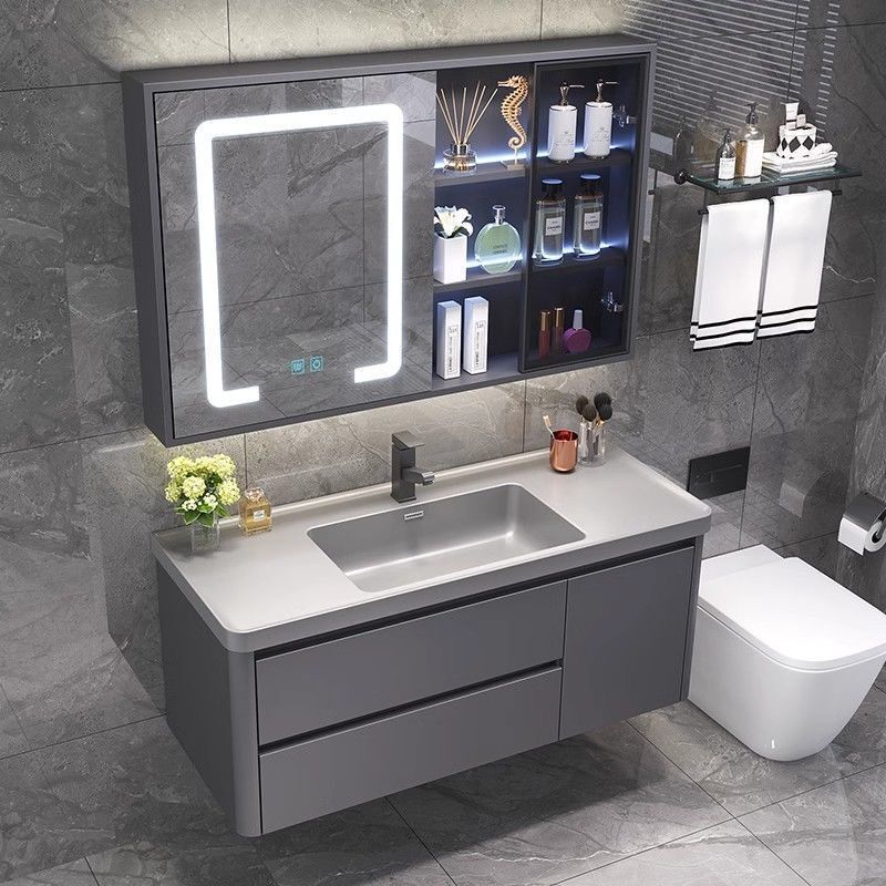Light Luxury Washbasin Rock Integrated Basin Bathroom Cabinet Ceramic Integrated Basin Simple Washbasin Cabinet Combination Bathroom Cabinet Light Luxury Washbasin Rock Integrated Basin Bathroom Cabinet Ceramic Integrated Basin Simple Washbasin Cabinet Combination Bathroom Cabinet