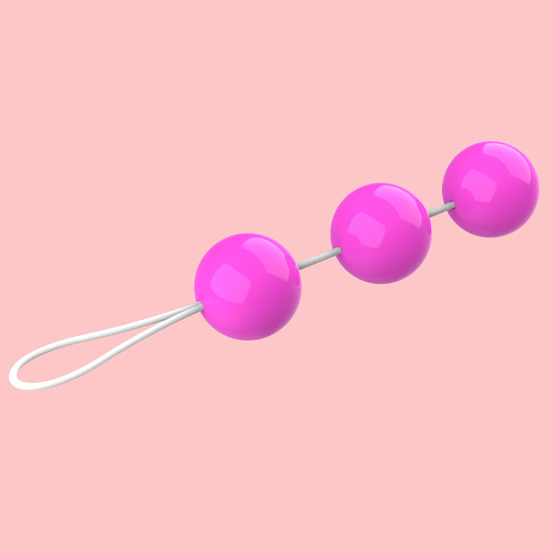 Nueva bola reparadora de la zona íntima con mancuernas para contracción vaginal, lote de bolas de resina Kegel para ejercicios posparto._voghion.com