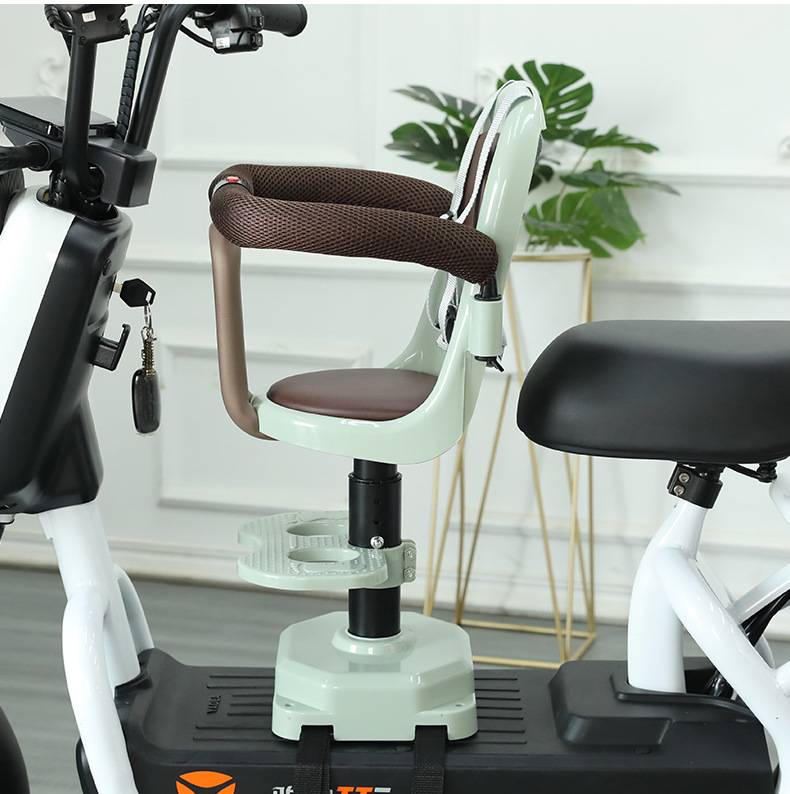 Electric car Children's seat front motorcycle baby front seat battery car scooter baby shock absorber seat