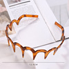 Wavy hair accessory, plastic non-slip universal headband for face washing, Korean style, internet celebrity, simple and elegant design