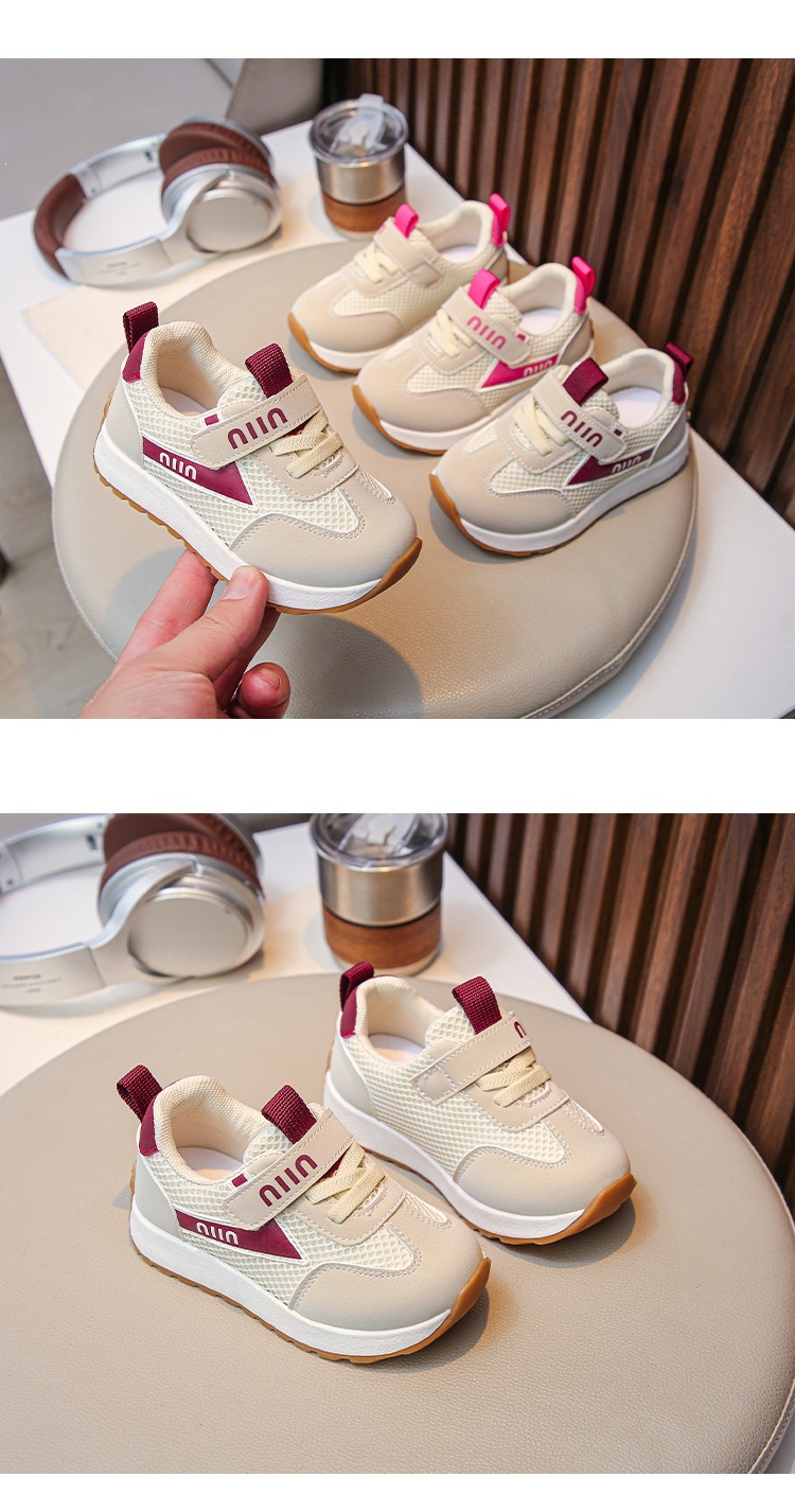 Andningsbara mesh sneakers för spädbarn och småbarn_voghion.com