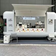 新品摆摊可商用移动四轮小吃车网红多功能拖挂式创业奶茶云仓餐车