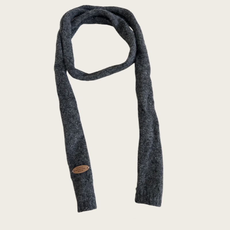 Cuello de Punto Estrecho de Fibra Acrílica Térmico para Otoño e Invierno