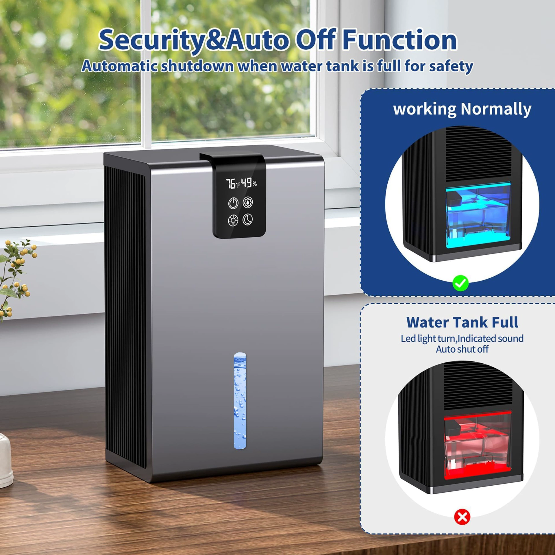 Трансграничный осушитель для домашнего влагопоглотителя в помещении обратно в Наньтянь для сушки и сушки воздуха очиститель dehumidifier