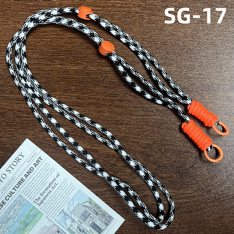 격자 무늬 플러스 오렌지-17