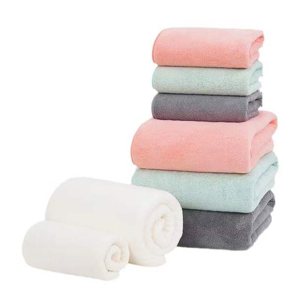 coral soft bath towel