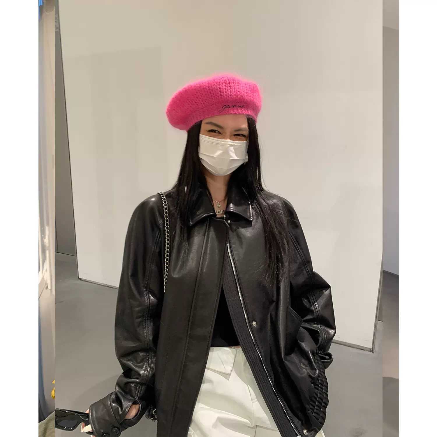 |穿搭天菜|『百合同款』可拆卸羽绒内胆 复古油蜡特种羊皮皮衣女