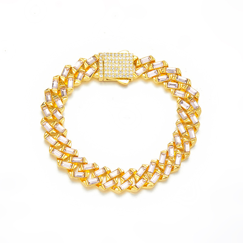 Fashion Geometric Alloy Inlay Rhinestones Unisex Sweater Chain 1 Piece