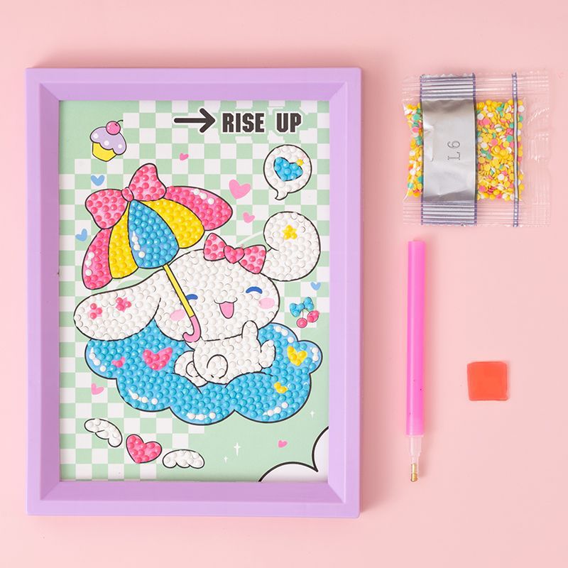 Capilala Diamond Sticker DIY Kindergarten Senior Class Children's Diamond Sticker Cartoon Dot Painting Toy