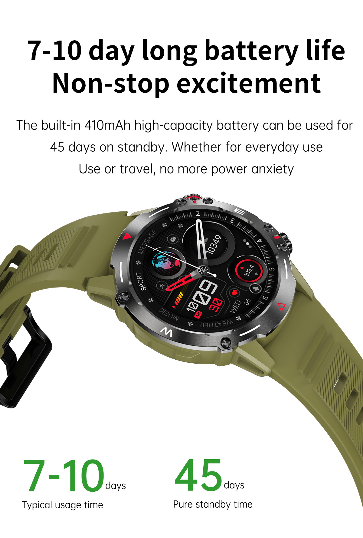 HK87 Bluetooth-kõne nutikell kolme kohandatud numbrivalijaga süda_voghion.com