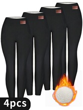 R 36126 Warm High Waist Stretch Pants ���ޱ�ů������ �羳ר