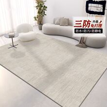 客廳地毯免洗可擦卧室地墊輕奢加厚耐臟防水沙發茶幾墊大尺寸一件