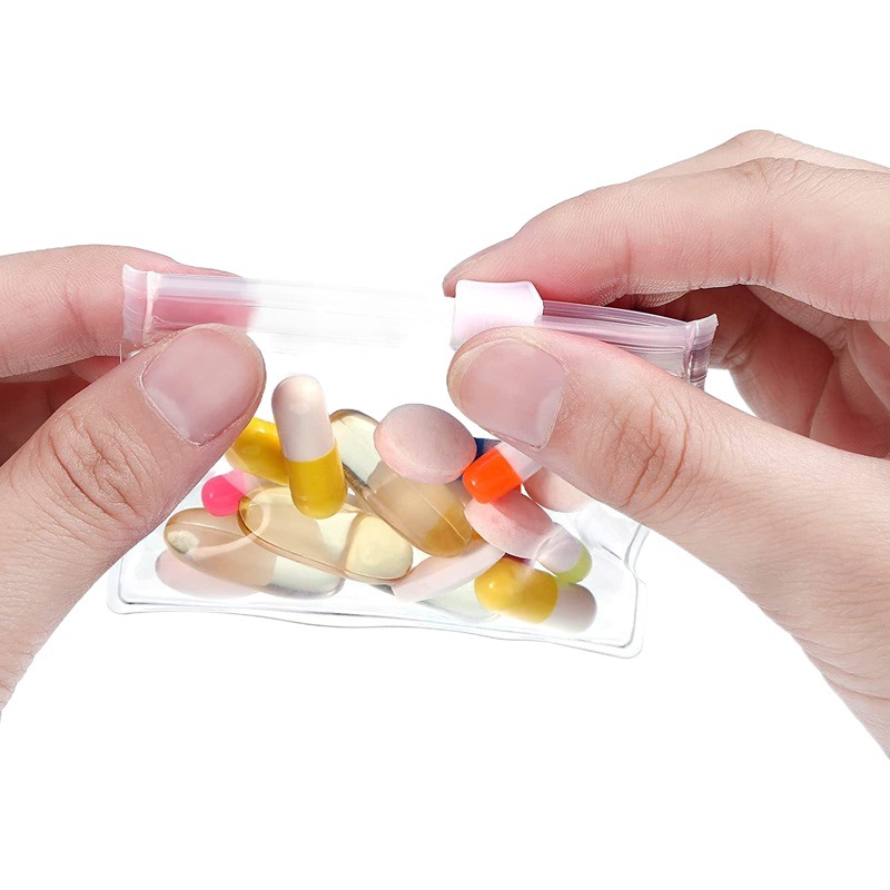 Bolsa con Cierre de EVA en Existencia, Bolsa de Almacenamiento de Viaje de EVA, Bolsa para Empacar Vitaminas y Pastillas, Bolsa de Almacenamiento Autosellable para Joyería