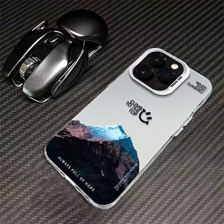 Nueva montaña nevada para iPhone 16 funda para teléfono móvil Apple 15promax/14 Europa y América 13pro12 personalidad 11xr