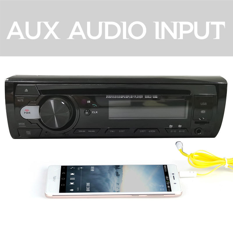 24V Truck Car Dvd Cd Player Car Mp3 Stereo Bluetooth Hands-Free Fm Audio Radio Universal