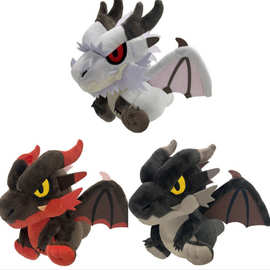 跨境新品 Monster Hunter Deformed Plush怪物猎人：荒野毛绒玩偶