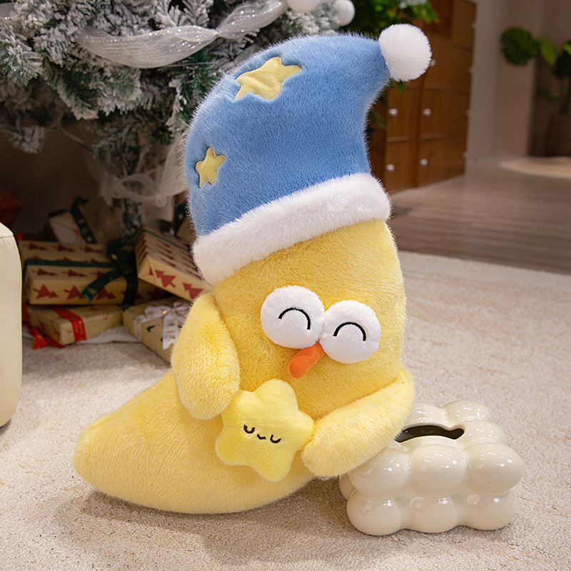 Caricatura encantadora serie de buenas noches, almohada de peluche, almohada para dormir, almohada para dormir, sofá para decorar el hogar