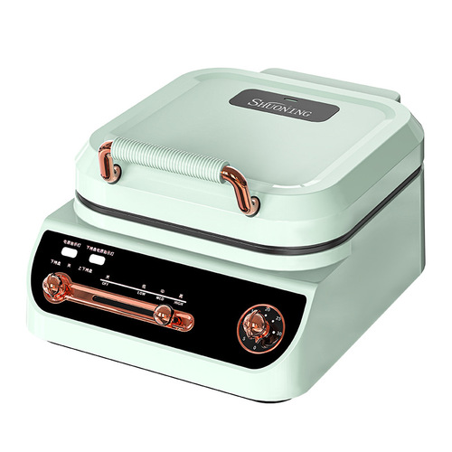 SUNING Home Electric Timed Multifunction Panini Press Double-Sided Pancake Maker for Wholesale, Deep Electric Pancake Pan