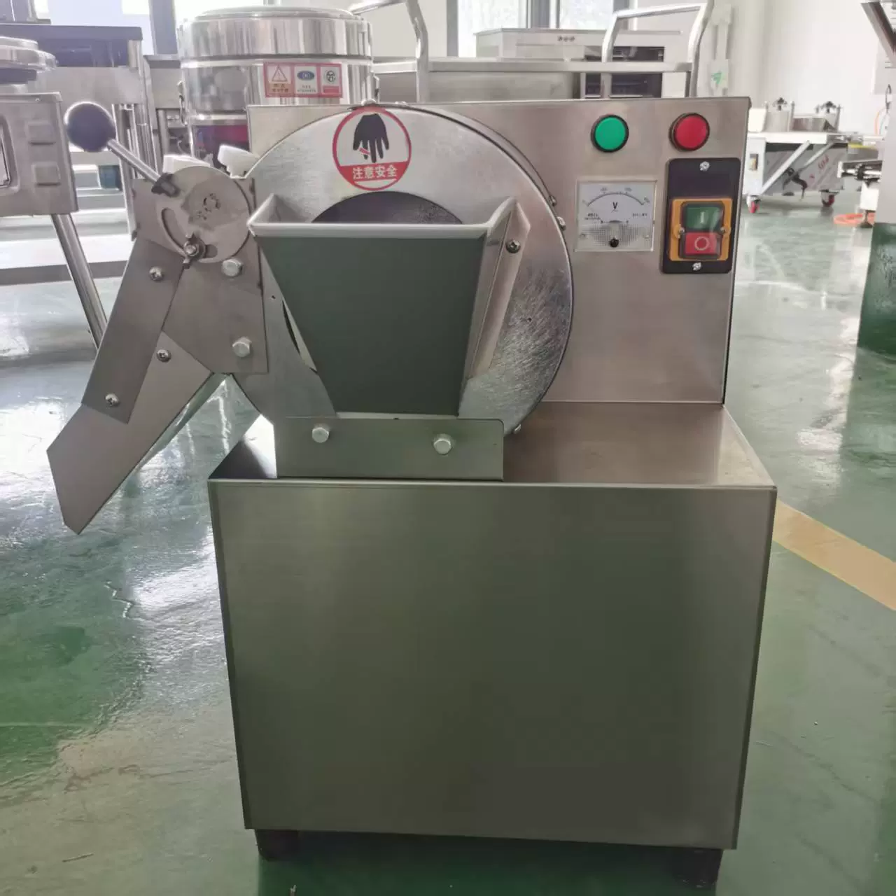 食堂自动土豆切丝用切片机机小型多功能切菜机食堂商用切菜机