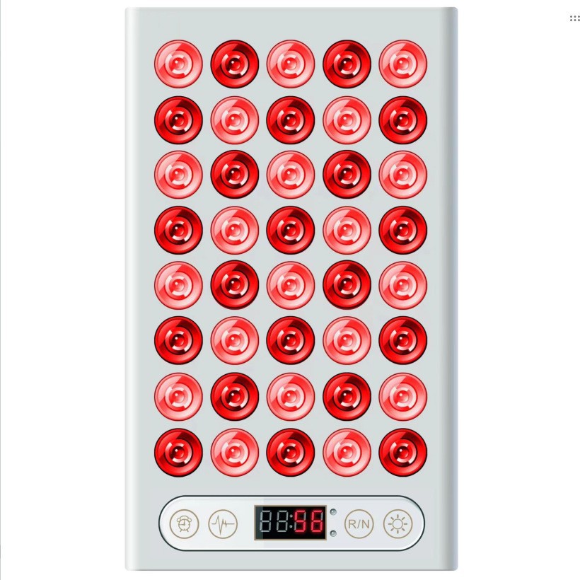 Lámpara de terapia de luz roja de la serie Desktop, dispositivo de terapia de luz roja de panel grande, fuente de lámpara de panel para eliminación de acné y rejuvenecimiento de la piel.