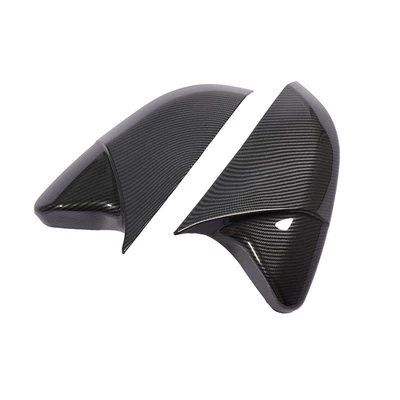 Reversing Mirror Cover Rearview | Other Automotive Exterior Supplies - horn-rearview-mirror-cover-carbon-fiber-pattern-adhesive