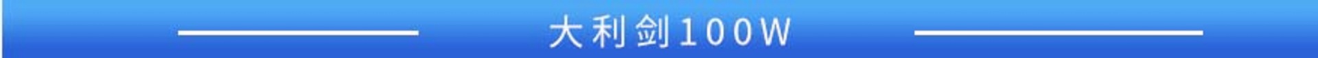 大利剑 100W