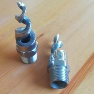1/2dn15合金脱硫除尘不锈钢螺旋喷嘴 20管耐碱四氟螺旋喷头