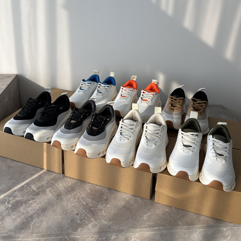 Couple-Friendly Model! Luojia Collaboration Series Sneakers for Men and Women, Hollow-Out Thick-Soled Height-Increasing Lightweight Shock-Absorbing Running Shoes Couple-Friendly Model! Luojia Collaboration Series Sneakers for Men and Women, Hollow-Out Thick-Soled Height-Increasing Lightweight Shock-Absorbing Running Shoes