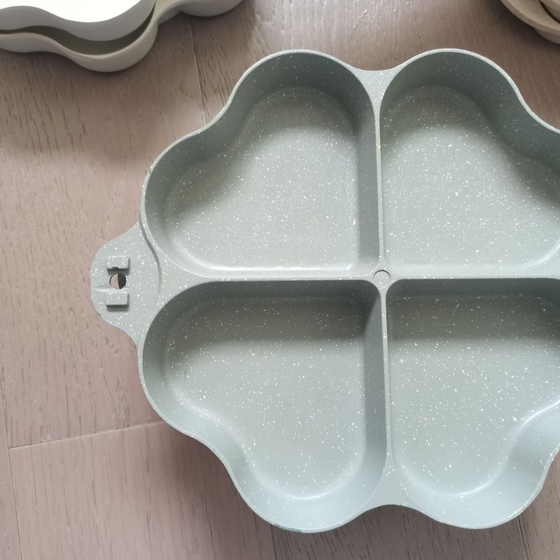 日式麦饭石三合一鸡蛋早餐汉堡平底不粘锅神器牛排家用煎锅平底锅|undefined