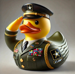 跨境新品Captain's Duck 巡航鸭子装饰摆件 航海鸭船长艺术品礼品